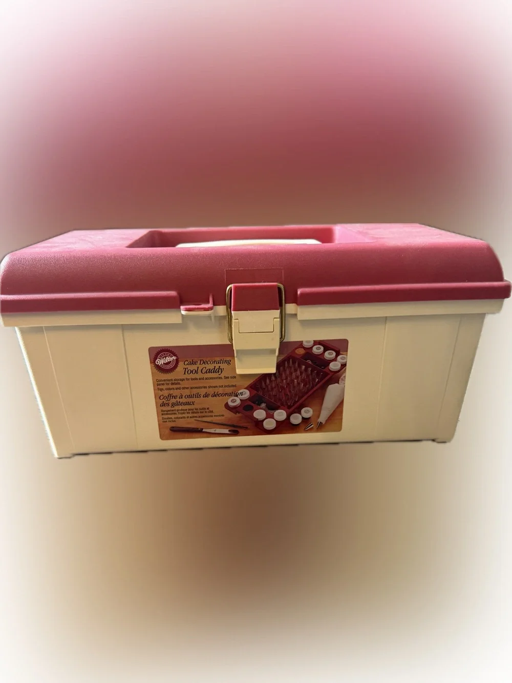 Vintage Wilton Cake Decorating Tool Storage Box
